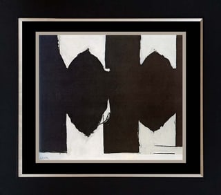 Robert Motherwell Color plate Lithograph