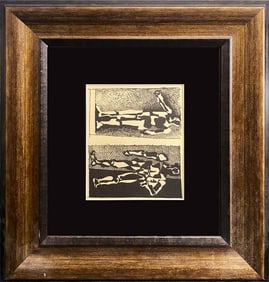 Pablo Picasso lithograph printed in Paris on velin d'arches almost 100 years ago.