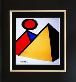 Lithograph attributed to Alexander Calder
