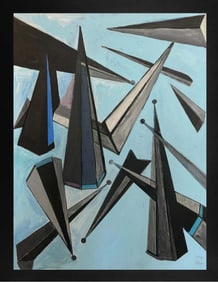 Daffy n' Trouble Original on canvas by Art Chorny