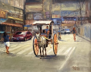 Original oil on canvas by Rafael Maniago