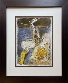 Marc Chagall Lithograph from 1970