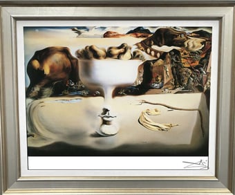 Salvador Dali color plate lithograph on paper
