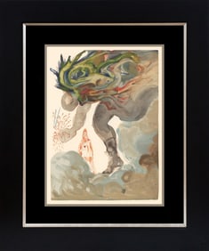 Salvador Dali Wood Block from 1964