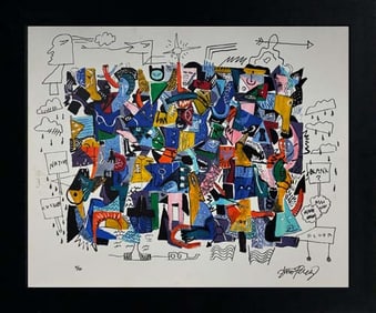 Gino Perez Original mixed media on canvas