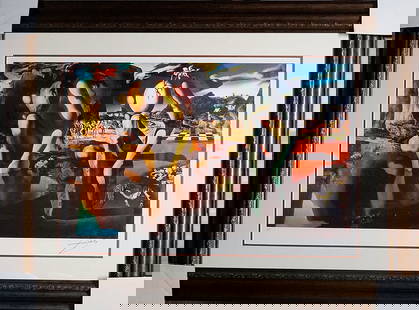 Salvador Dali Metamorphosis Limited Edition: Salvador Dali Limited Edition. Metamorphosis. Signed and numbered. Approx 28x22 inches. The artist signature is in the plate. Custom framed and includes certificate.