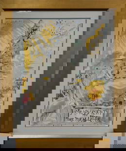 Salvador Dali Limited Edition Lithograph Hand signed and numbered Monument to the Ideal Doctor: Monument to the Ideal Doctor Limited Edition Lithograph Salvador Dali Hand signed and numbered by Dali Custom framed Includes Certificate of Authenticity. Approx size is 32x25 inches.