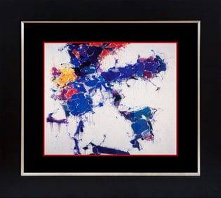 Sam Francis Color Plate Lithograph from 1968