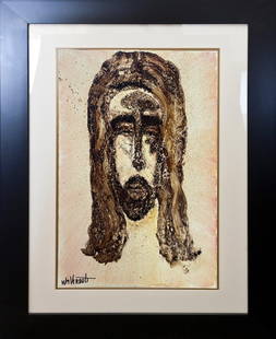 William Verdult Original oil on board  20x24 inches image size  The Shroud: William Verdult Original oil on board 20x24 inches image size Hand signed one of kind original Custom framed and includes certificate 1998