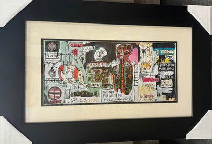 Jean Michel Basquiat Color Plate Lithograph