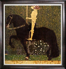 The Golden Knight by Gustav Klimt on canvas