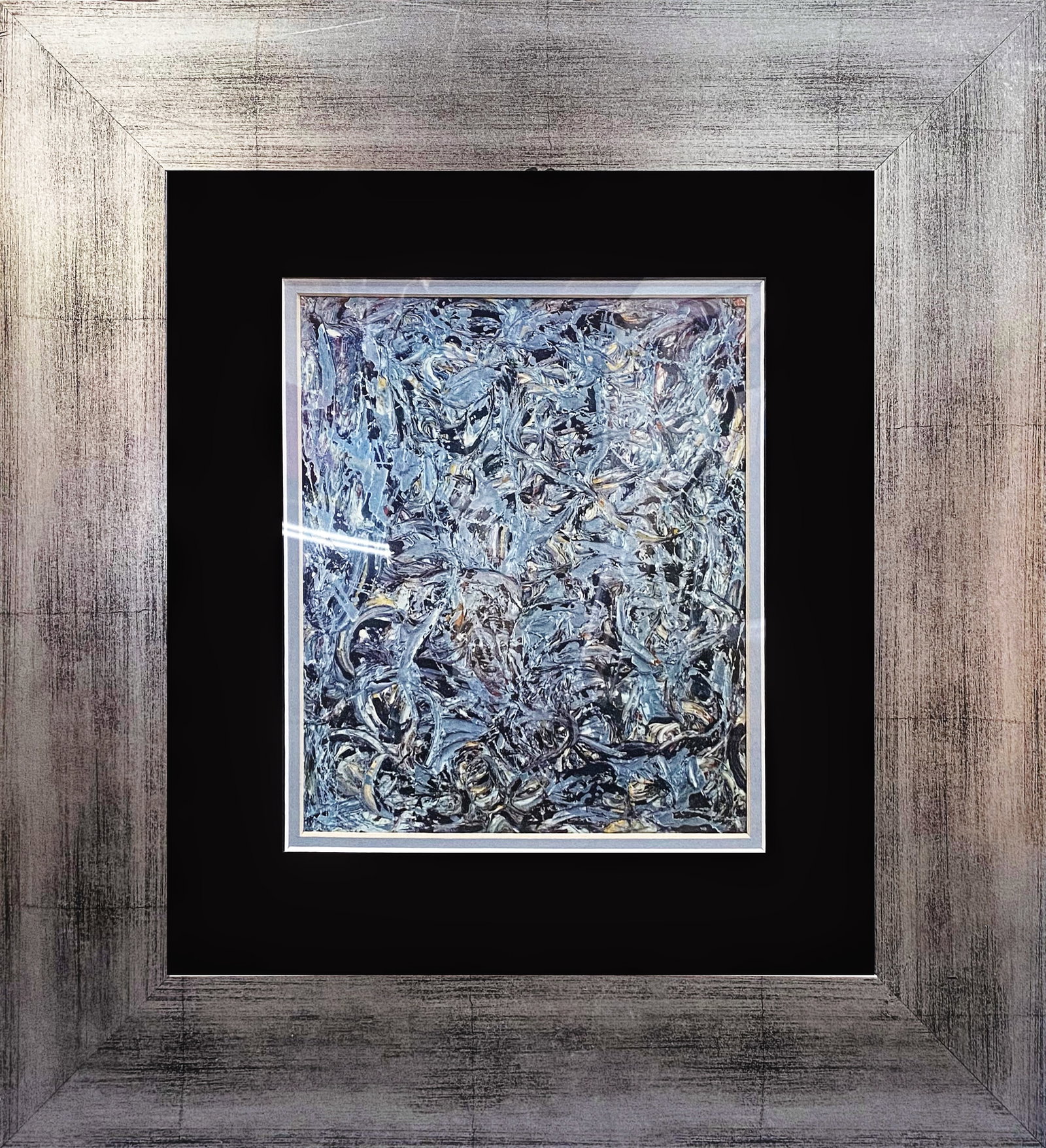 Jackson Pollock color plate lithograph after Pollock from 1976: Jackson Pollock color plate lithograph from 1976. Approx 24x20 inches Custom framed and Includes Certificate of Authenticity.