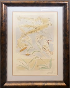 Salvador Dali Limited Edition Le Chene et le Roseau from the Fables of Fontaine (Le Bestiare de la