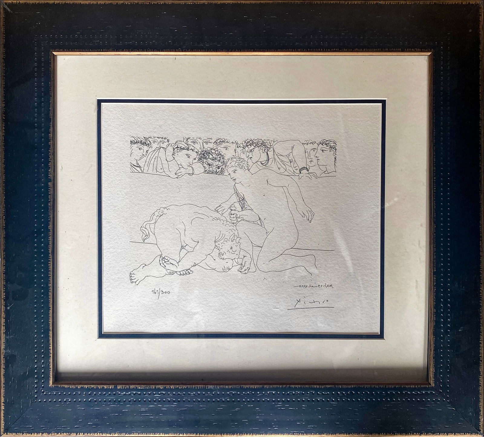 Pablo Picasso Lithograph with Museum stamp from 1956 (1 of 1)
