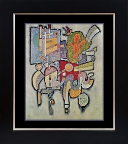 Wassily Kandinsky Color Plate Lithograph from 1967