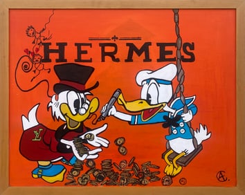 Original oil on canvas by Art Chorny Hermes
