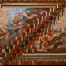 Mixed media original on canvas by Arina Adam and Eve