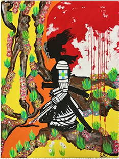 LET THERE BE HOPE UKRAINE Original on canvas by Art Chorny: Let there be Hope UKRAINE Original on canvas by Art Chorny Approx 30x40 inches One of a kind original Hand signed by the artist and includes certificate of authenticity.
