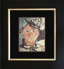 Modigliani Color Plate Lithograph after Modigliani