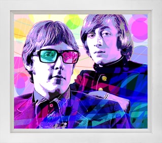 Chad & Jeremy Summer Song  Mixed Media Original David Lloyd Glover