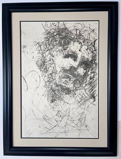 Salvador Dali Limited Edition Lithograph Hand signed: Salvador Dali Limited Edition Lithograph Hand signed and numbered Approx 26x18 inches image size Custom framed and includes certificate