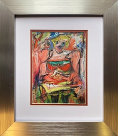 Willem de Kooning Color Plate Lithograph after de Kooning