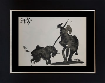 Pablo Picasso 1961 Lithograph Toros Y Toreros.