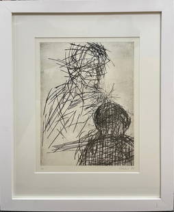 Max Uhlig 18 x 22 Approx.  Original Etching Artist Proof: Max Uhlig 18 x 22 Approx. Original Etching Artist Proof signed 1999 Viastre very good condition