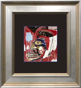 Jean -Michel Basquiat Lithograph after Basquiat from 1982: Jean Michel Basquiat. Lithograph from 1981. Custom framed. Approx 22x24 inches. Includes certificate of authenticity. Jean-Michel Basquiat was born in 1960 and died in 1988 and was an American artist,