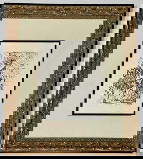 Salvador Dali Limited Edition Etching: Salvador Dali Etching Custom framed and includes certificate of authenticity.