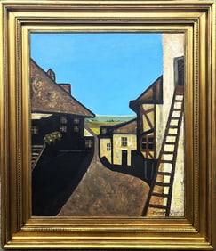 Piedmont original oil on canvas from 1962