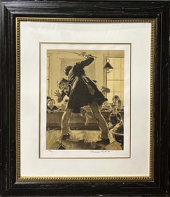 Norman Rockwell Original Lithograph Limited Edition Hand signed and numbered