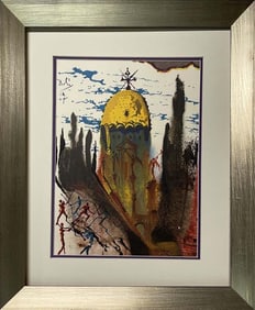 Salvador Dali Romeo and Juliet Original Lithograph 1976 Milano hand signed