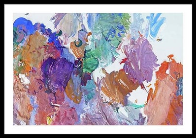 Nature Allure Abstract on canvas by David Lloyd Glover