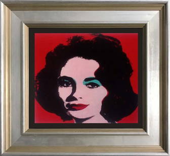 Andy Warhol Color Plate Lithograph: Andy Warhol Color Plate Lithograph from 1984. Approx 20x20 inches. Custom framed. Includes documentation.