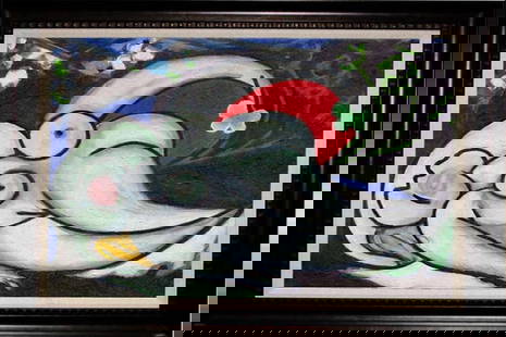 Pablo Picasso Limited Edition hand embellished ink on embellished canvas Femme Couchee.: Pablo Picasso Limited Edition hand embellished ink on embellished canvas Femme Couchee. Part of the collection Domaine Picasso, signed by the Estate. Custom framed. 26 x 28 inches. Includes