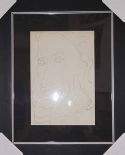 Henri Matisse Lithograph after Matisse from 1955: Henri Matisse. Lithograph from 1955 Paris. Approx 24x20 inches professionally framed. Includes Certificate of Authenticity.