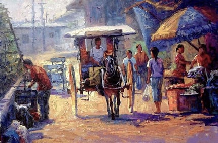 Rafael Maniago Original oil on canvas