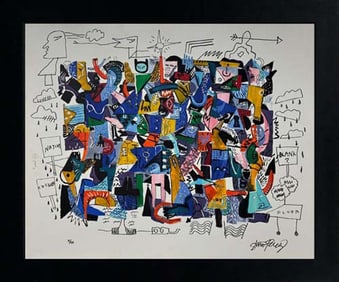 Gino Perez Original mixed media on canvas