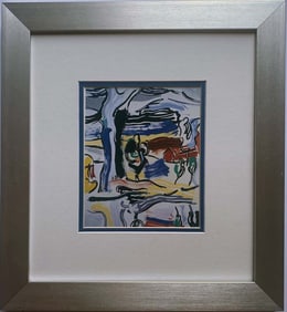 Roy Lichtenstein Color Plate Lithograph from 1973