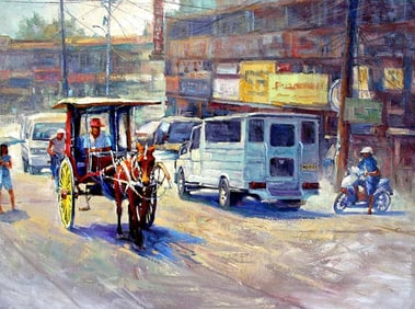 Rafael Maniago Original oil on canvas