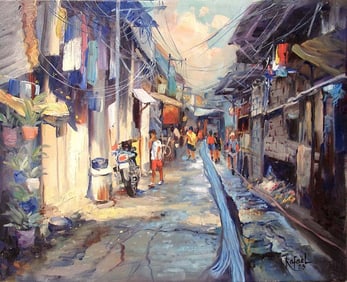 Rafael Maniago Original oil on canvas