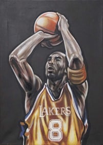 Kobe Bryant Original on canvas by Arion