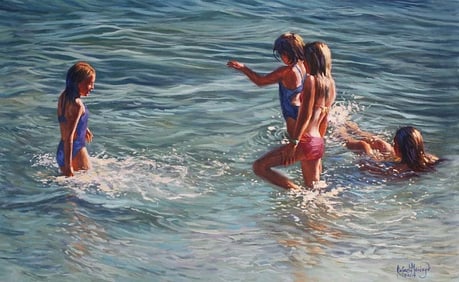 Original oil on canvas by Rafael
