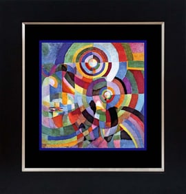 Sonia DeLaunay Electric Prisms Color Plate Lithograph from 1957