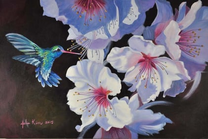Julia Kim original oil on canvas