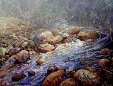 Original oil on canvas by Rafael
