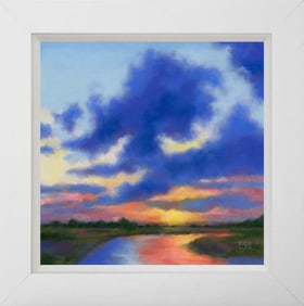 Dawn Breaking by Morgan Kari Hand embellished on canvas