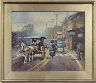 Rafael Maniago Original oil on canvas