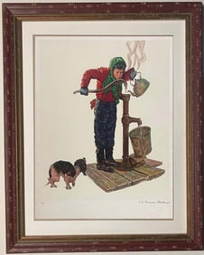 Norman Rockwell Limited Edition Lithograph Encore Edition